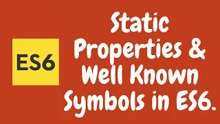 29. Well Known Symbols in Javascript. Symbol Static Properties present in the Object or arrays. ES6