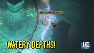 TENEBROUS DEPTHS, WATER Pathfinder Kingmaker Part 104 Blind, First Play, CG Eldritch Knight