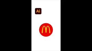 McDonald's Logo Design with Golden Ratio  - Adobe Illustrator #shorts - Design.lk