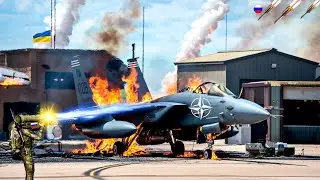 just now! NATO F-14 shipment to Ukraine destroyed by Russian long-range rocket - ARMA 3