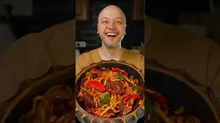Вкуснейший жареный лагман