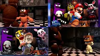 Return to Freddy's Spaghettria ORIGINAL VS REMASTERED64 (Comparison)