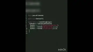 Calendar program in java | Java programming