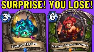 Having a BLAST Playing Hearthstone! Floppy Hydra OTK!
