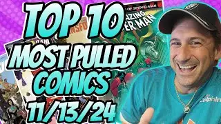 Top 10 Most Pulled Comic Books 11/13/24 Get Ready For GIJoe And Power Rangers Prime!!