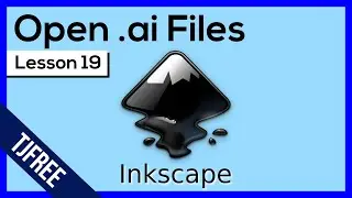 Inkscape Lesson 19 - Edit Adobe Illustrator .ai files in Inkscape