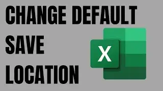 How to Change the Excel default save location | Save to Computer not OneDrive