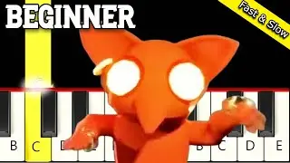 Toca Toca Toca - Roblox Doors - Fast and Slow (Easy) Piano Tutorial - Beginner