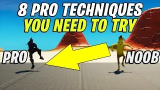 8 TECHNIQUES PROS Use that YOU NEED! - Fortnite Tips and Tricks