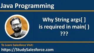 23 Java | Command Line Arguments | Why args[ ] String Array is required in main method?