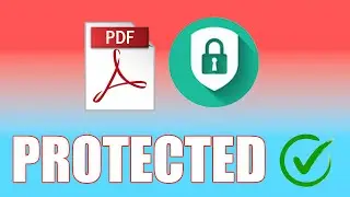 how to set password on our pdf document