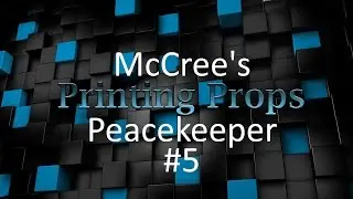 3d Printing Time Lapse - McCree's Peacekeeper - Handle and Handle Cap