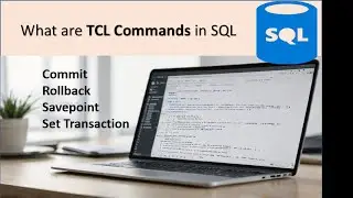 tcl commands in sql | commit and rollback command in sql