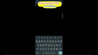 How to convert image to pdf in python | Coding Status 