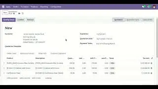 Last Sales Price & Quantity Odoo