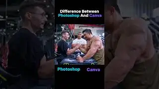 Difference Between Photoshop and Canva 😏