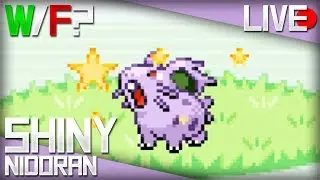 LIVE! Shiny Nidoran♀ after 8,792 Encounters in the Safari Zone! (W/F?)
