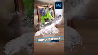 🔥 Pop Out Effect in Photoshop