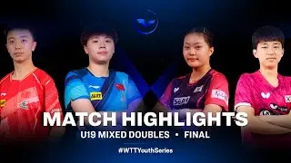 Chen/Zhang vs Kwon/Yoo | U19 XD Final | WTT Youth Star Contender Skopje 2024