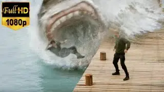 The Meg 2 the Trench (2023) - Jonas kills montes scene [HD 1080p]
