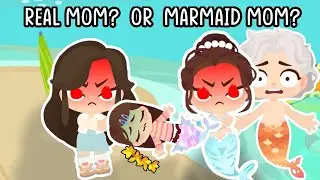 Real mom or Marmaid mom?🥺😭❤️ | Town Tales story| Sad story | Marmaid story | Miga world official