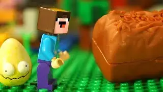 LEGO Minecraft vs Grossery Gang - Stop Motion Animation