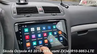 Магнитола для Skoda Octavia A5 2010 2013 vomi ZX342R10-9863-LTE