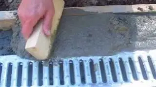 Install a Trench Drain Video 6 of 7