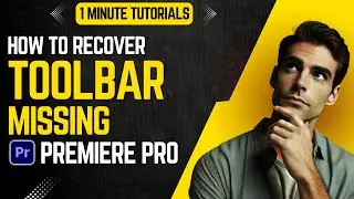 Timeline Toolbar Missing In Premiere Pro 2024 | Adobe Tutorials