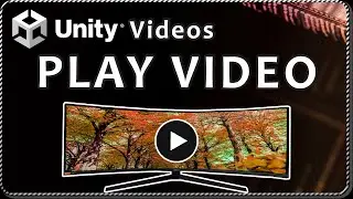 How to PLAY A VIDEO ON THE CANVAS in Unity