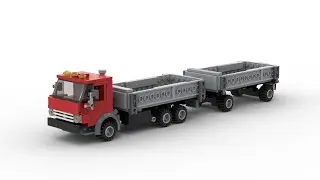 КамАЗ-5320 из Лего/Lego KAMAZ-5320