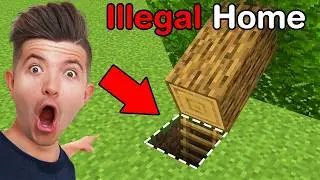 100 Illegal Houses In Minecraft!