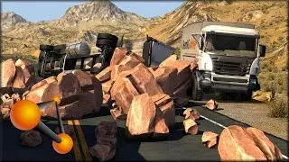 BeamNG Drive Rock Slides #1 - Insanegaz