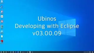 Ubinos - Developing with Eclipse - v03.00.09