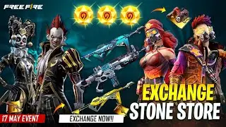 INCUBATOR EXCHANGE EVENT FREEFIRE | FREEFIRE 17 MAY EVENT | 17 MAY STONE EXCHANGE EVENT FREE REWARDS