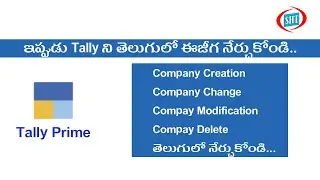 Company Creation in Tally Prime Create | Alter and Delete Company Telugu | by Sateesh