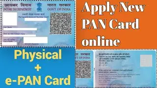 PAN card | How to Apply for a New PAN Card Online | NSDL