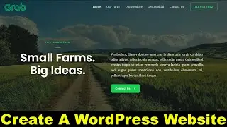 Agricultural, Dairy Production, Flower production Website using WordPress, WordPress Website