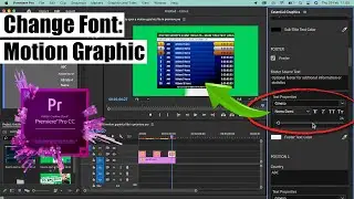 SOLVED: Why Can't I Change the Font of a Motion Graphic In Premiere Pro