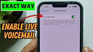 How to Enable Live Voicemail on iPhone