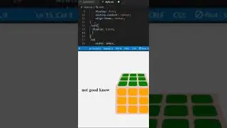3d cube in html and css 