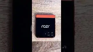 Unboxing the New Motorola Razr in Orange