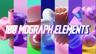 100 MOGRAPH 3D Elements to play with!