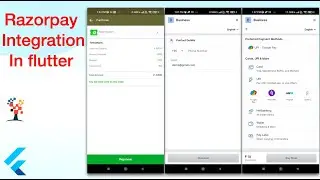 Razorpay's integration in flutter |  Integration - Razorpay with Order API |Create a order Id.