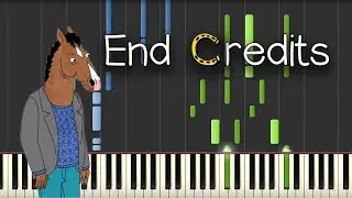 Bojack Horseman End Credits (Back in the '90s) [Piano Tutorial]