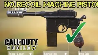 Best No Recoil Machine Pistol Gunsmith & Gameplay in COD Mobile | Call of Duty Mobile