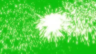 Fireworks for everyone Green Screen