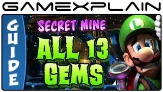 Luigis Mansion 2: Dark Moon: All 13 Gems in Secret Mine - Guide & Walkthrough