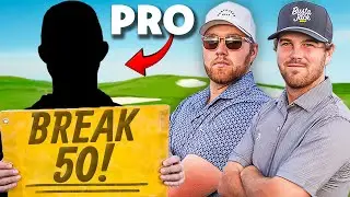 Can We Break 50 With A Pro Golfer? (Bryson DeChambeau’s Challenge)