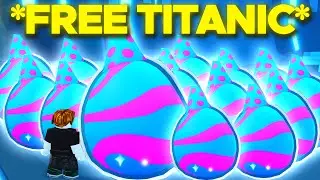 I Opened 1,000 FREE TITANIC Eggs And GOT THIS… (Pet Simulator 99)